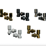 شیر رفت و برگشت رادیاتور گرمایشی گرد لوکس